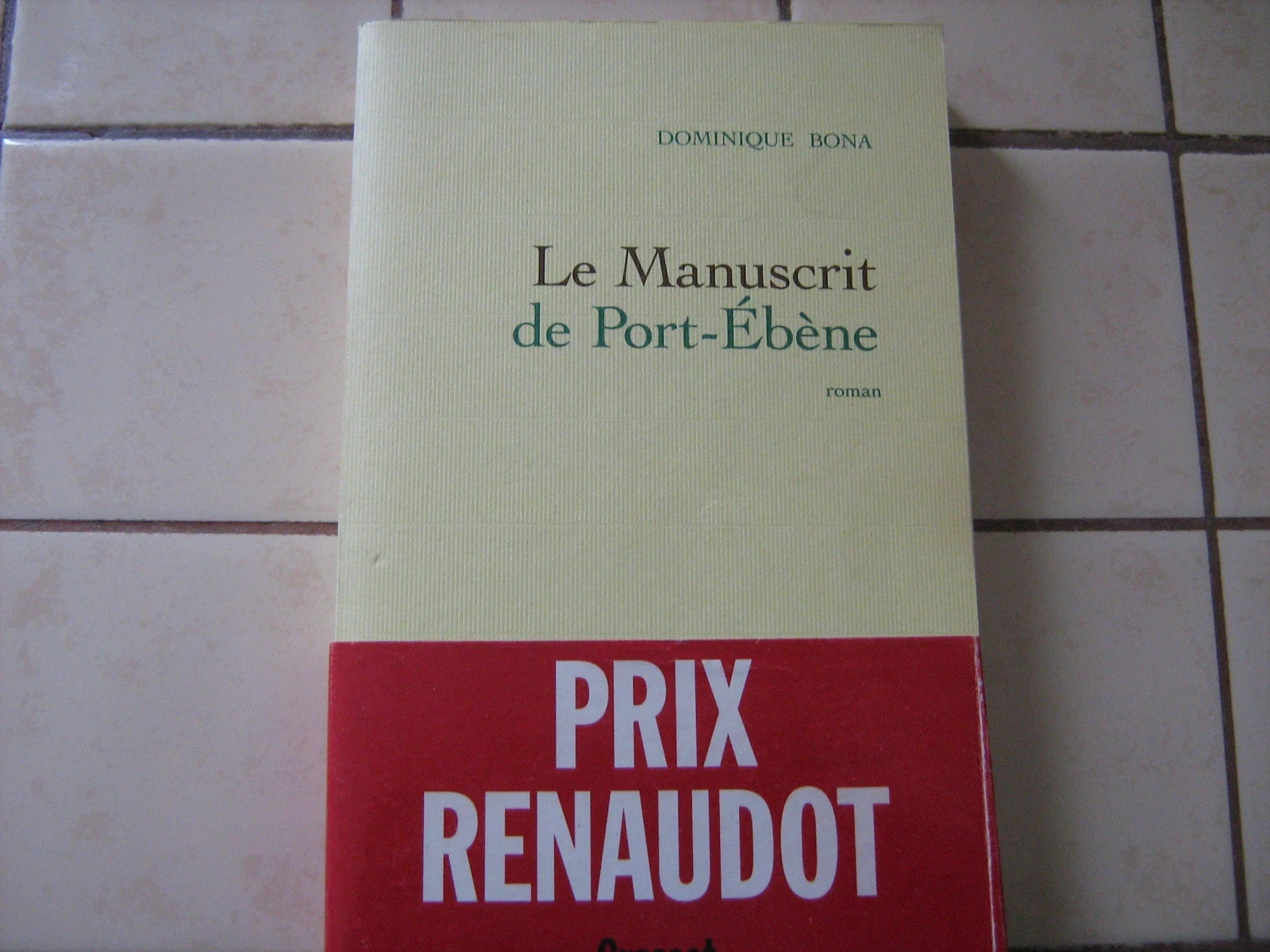 le manuscrit de Port-Ebène